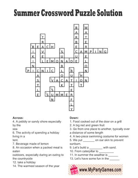 faerie crossword puzzle answers.